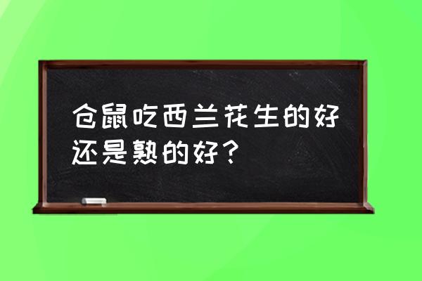 西兰花太熟还有营养吗 仓鼠吃西兰花生的好还是熟的好？